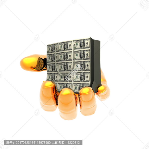 禮品盒金字塔與美元紙幣紋理