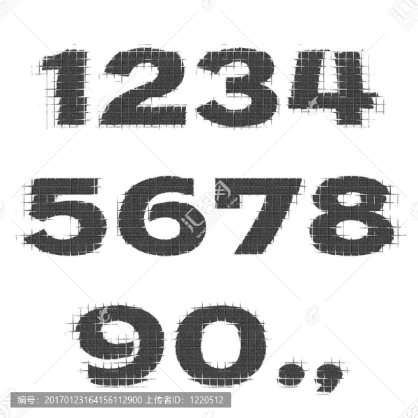 三維金屬數(shù)字集