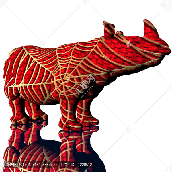 3d里諾模型與改進(jìn)的皮膚