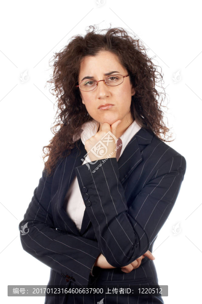 擔心生意的女人