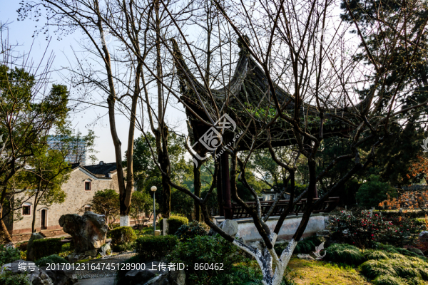 冬天月湖盛園,寧波公園景觀