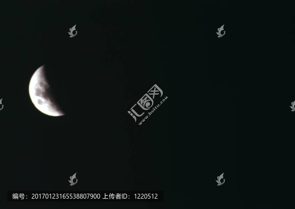 上弦月