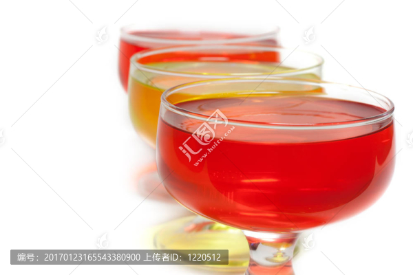 黃色；紅色果凍線二
