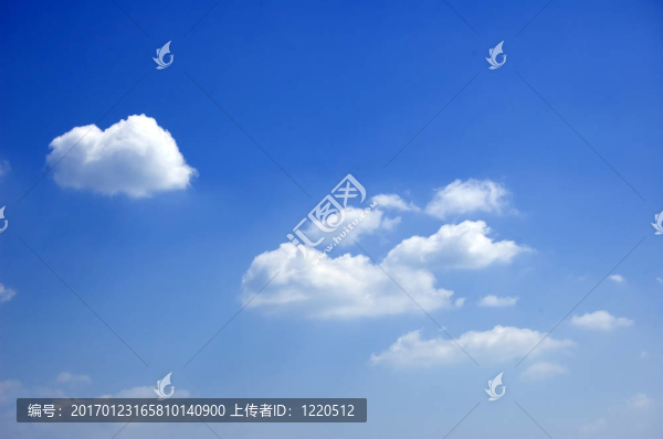 白云和藍天