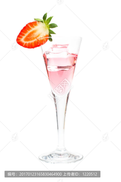 冰塊草莓雞尾酒