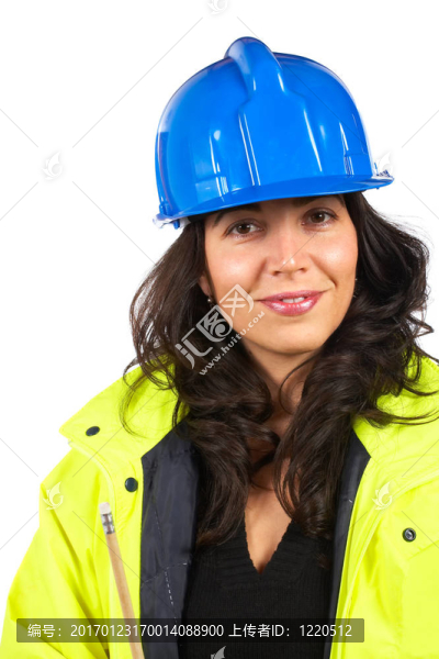 女建筑工