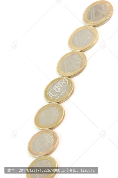 一歐元的線