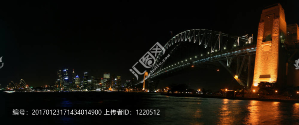 夜間的悉尼港