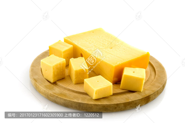 帶干酪的木板