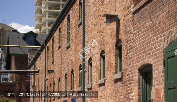 工廠的磚建筑