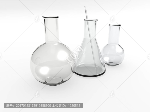 實驗室的瓶子