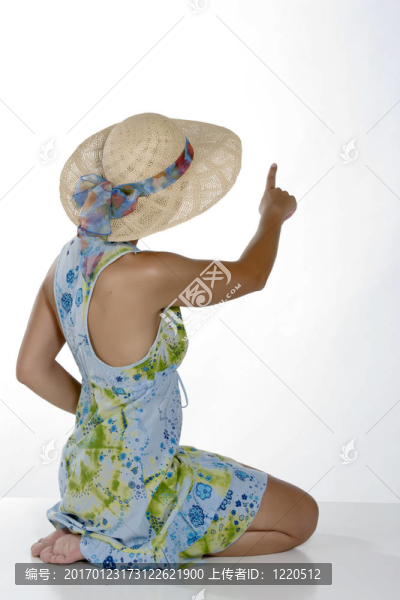 帶頂帽子的鄉(xiāng)下女人