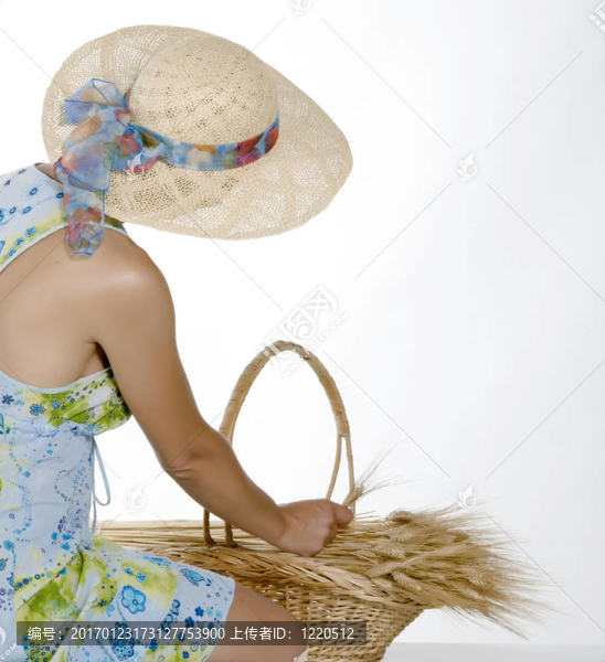 帶頂帽子的鄉(xiāng)下女人
