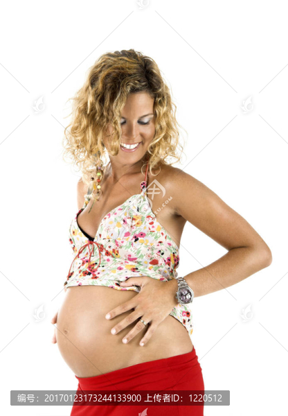 快樂的孕婦