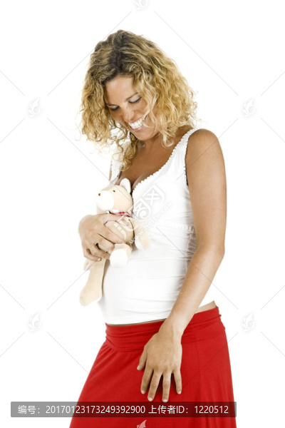 懷孕的女人