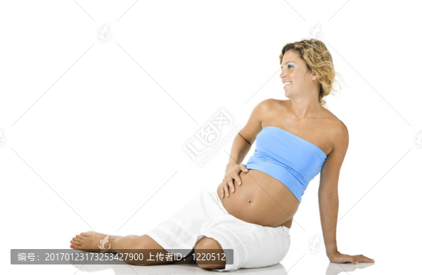 懷孕的女人