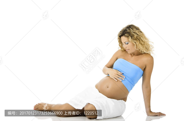 懷孕的女人