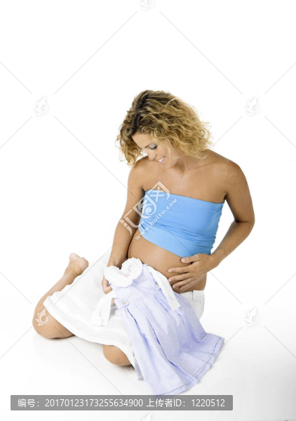 懷孕的女人