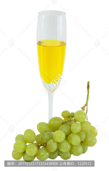靜物與一杯葡萄酒和葡萄