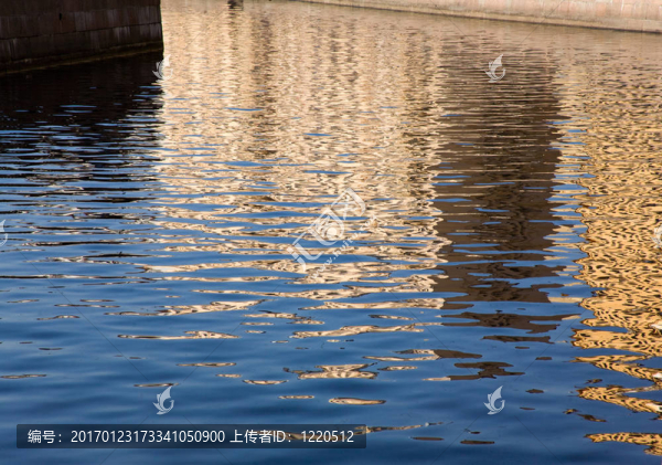 水里的倒影