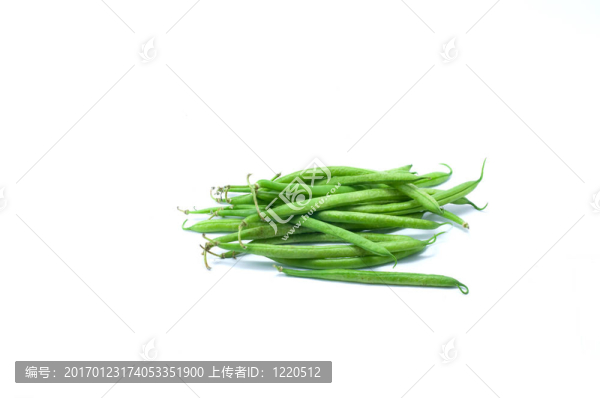 綠色的豆莢