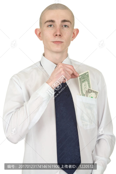 口袋里有錢的男人