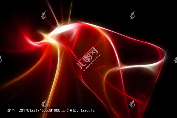 紅色的三維圖