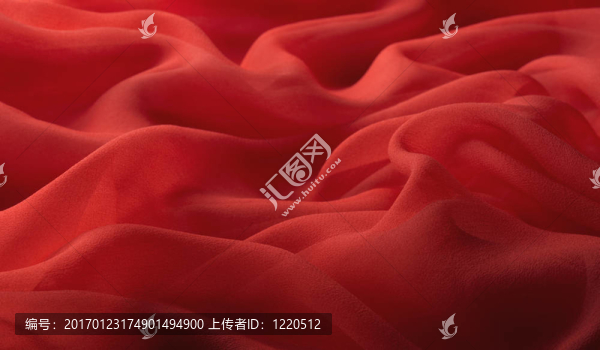 紅色雪紡
