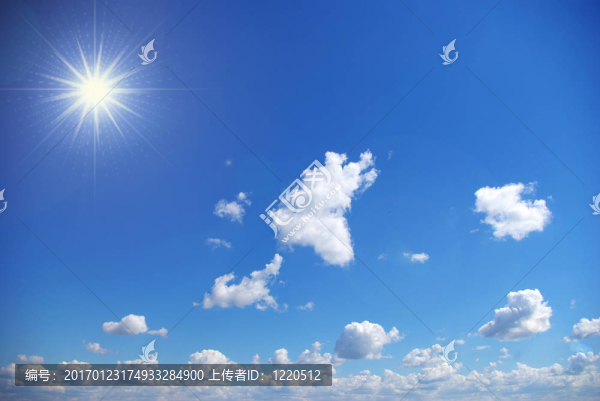 多云的天空