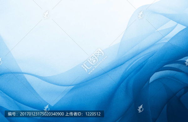 藍(lán)色的雪紡