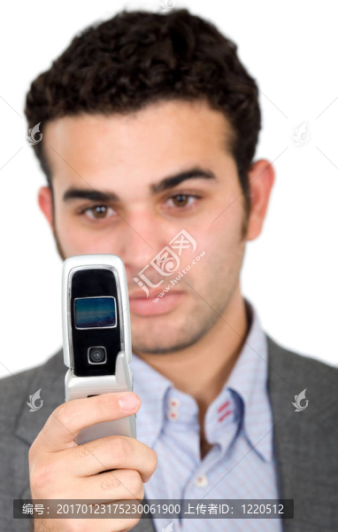 電話上的商人