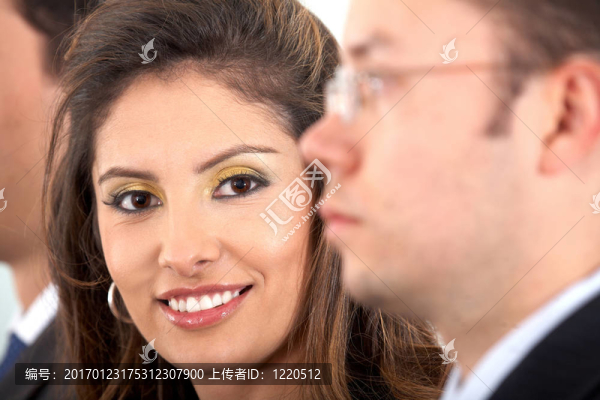 辦公室里的商業(yè)女性畫像