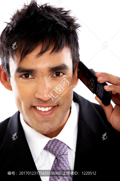 電話上的商人