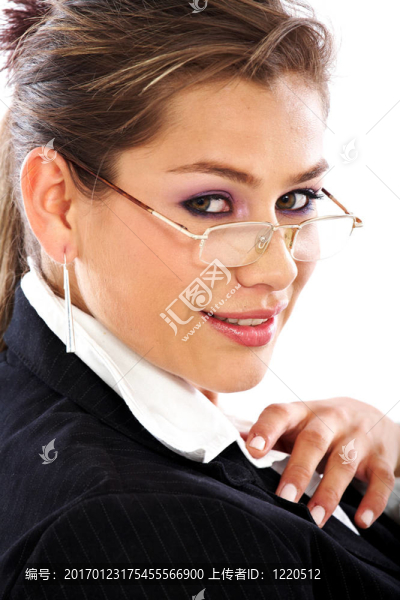 辦公室里的商業(yè)女性畫(huà)像