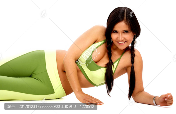 健身房的女孩