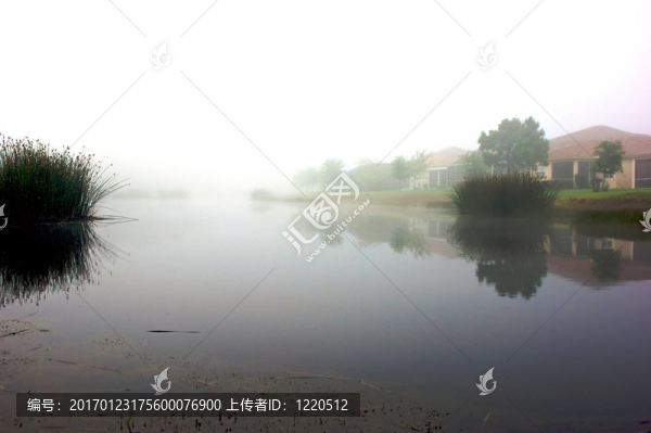 霧蒙蒙的早晨的思考