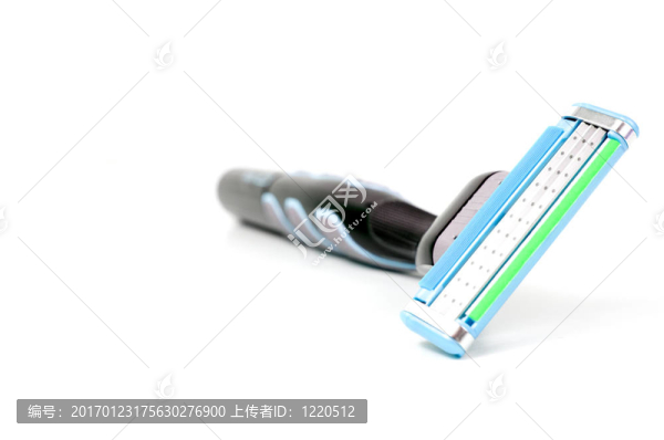 藍色的剃須刀