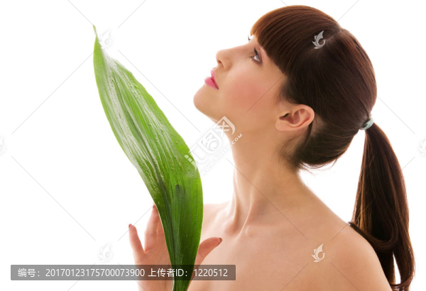 綠葉女人
