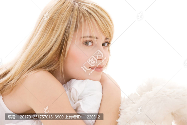 可愛的少女