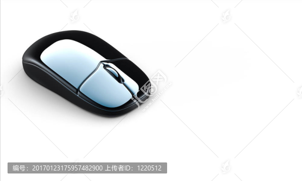 白色背景下的現(xiàn)代計算機(jī)鼠標(biāo)