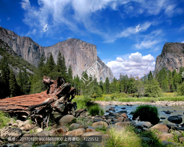 在優(yōu)詩美地國家公園國家公園El,Capitan