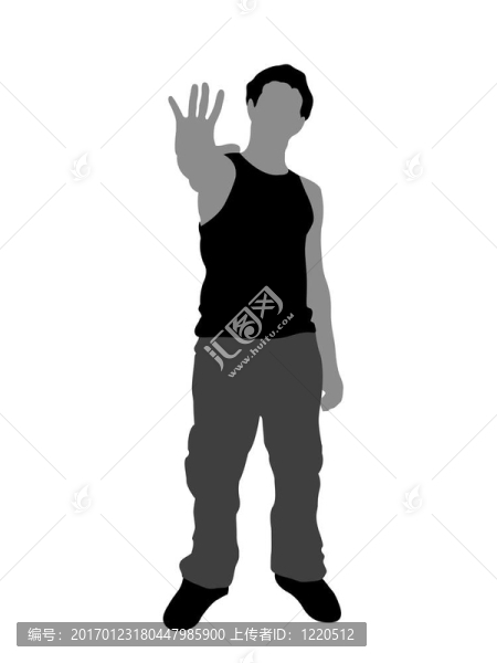 人表現(xiàn)出手掌
