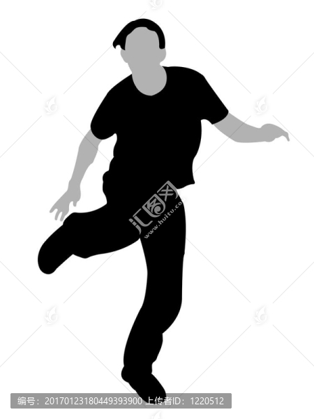 跳舞的男