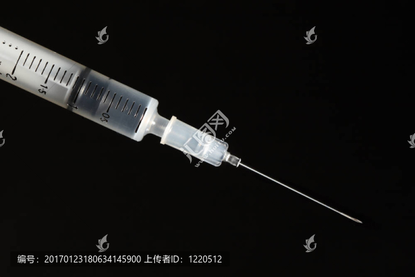 注射器的特寫