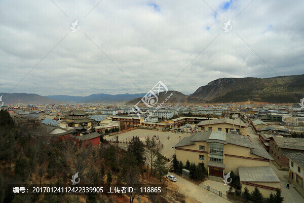 香格里拉,獨克宗古城,美景