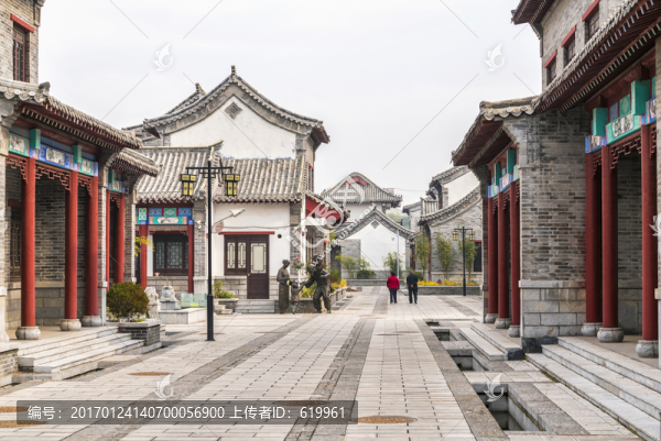 仿古建筑青磚灰瓦