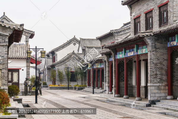 仿古建筑青磚灰瓦