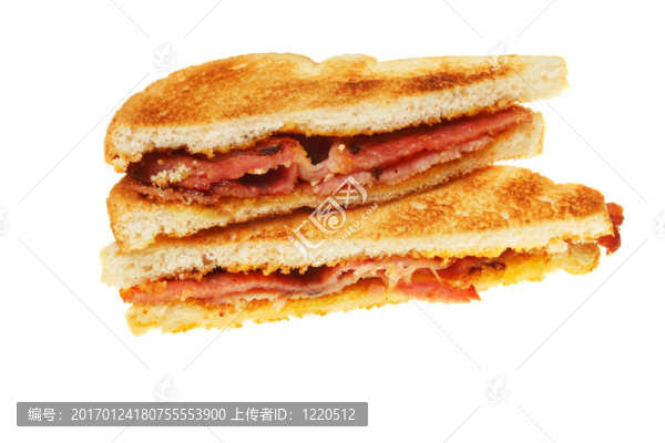 烤火腿三明治