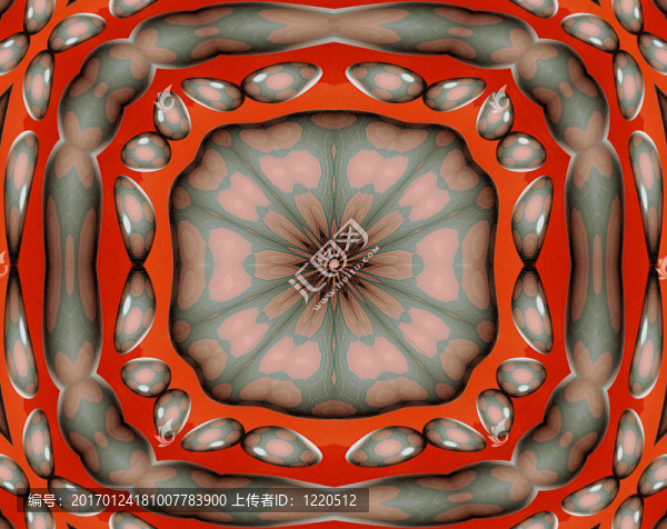 紅色的泡沫方
