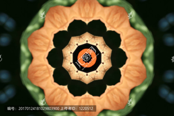 橙色；綠色和黑色摘要